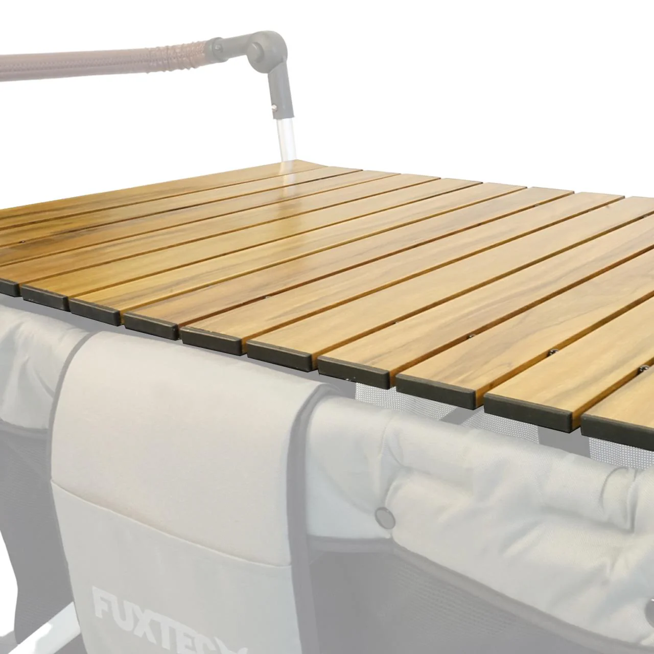 FUXTEC - Table apparence bois amovible chariot de transport family Cruiser - Image 4