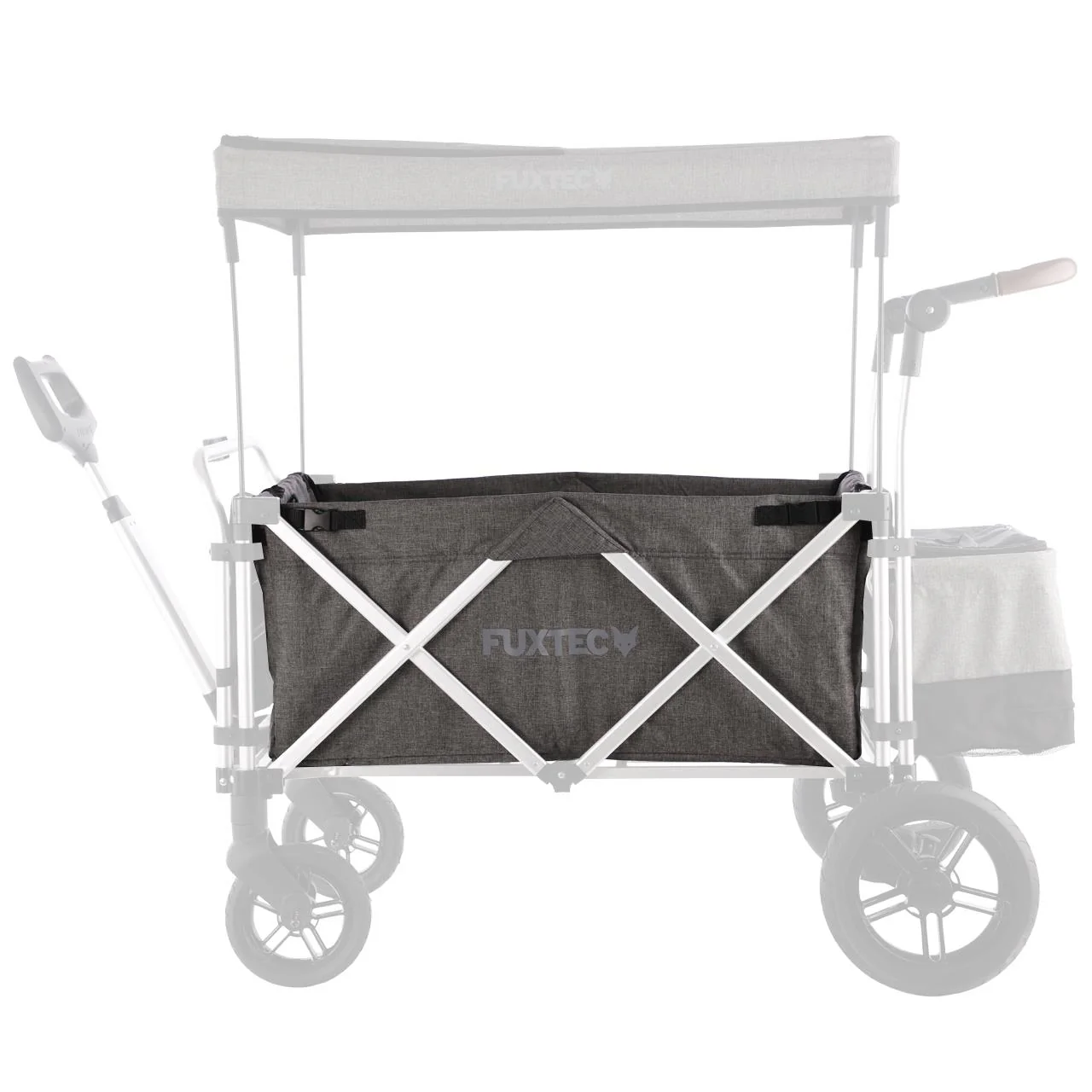 FUXTEC - Tissu d'habitacle gris premium chariot Super Cruiser