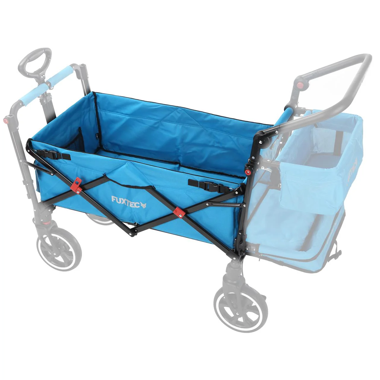 FUXTEC - Tissu habitacle bleu chariot premium cruiser