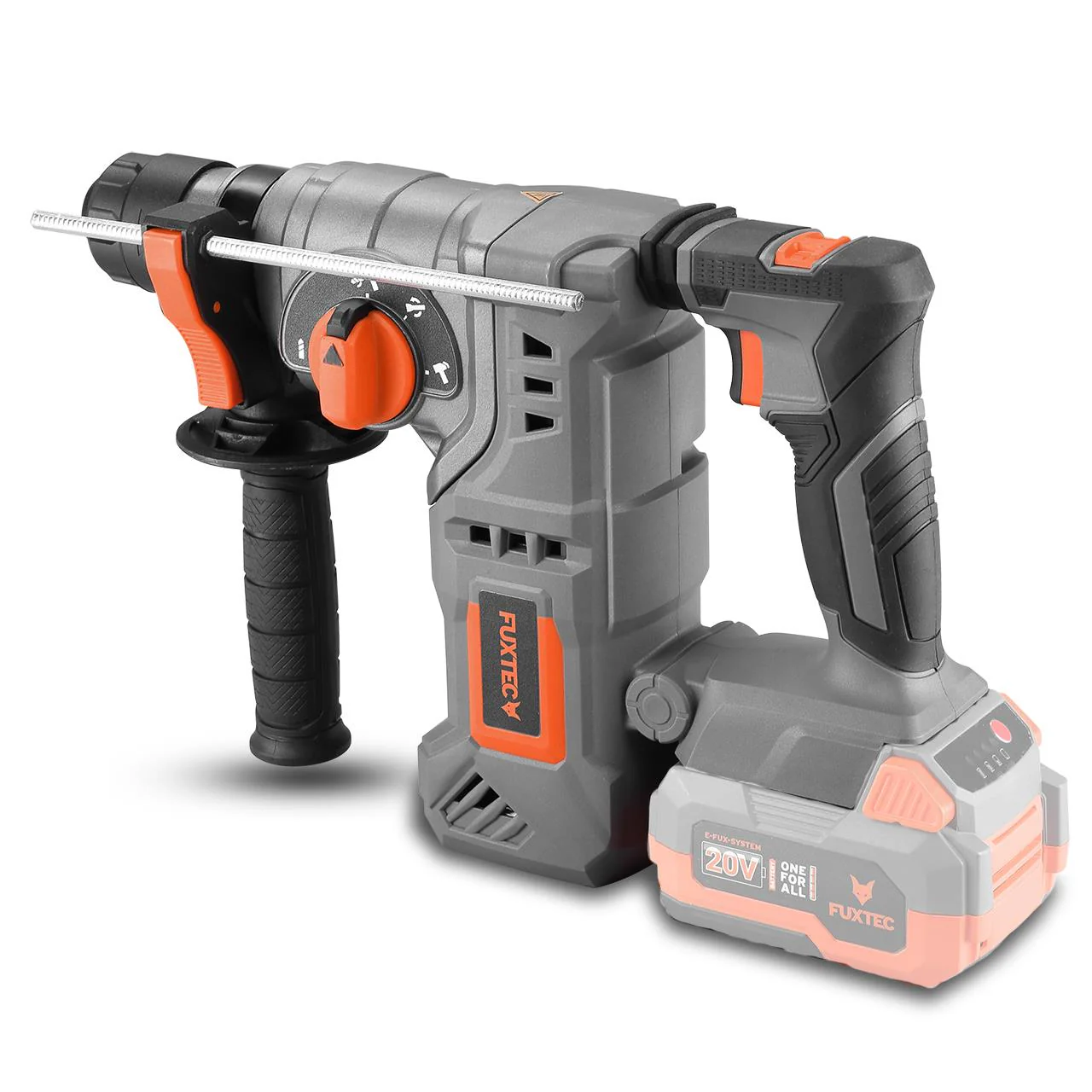 Marteau perforateur burineur sans fil 20V FUXTEC FX-E1RH20 - Sans batterie ni chargeur - Image 7