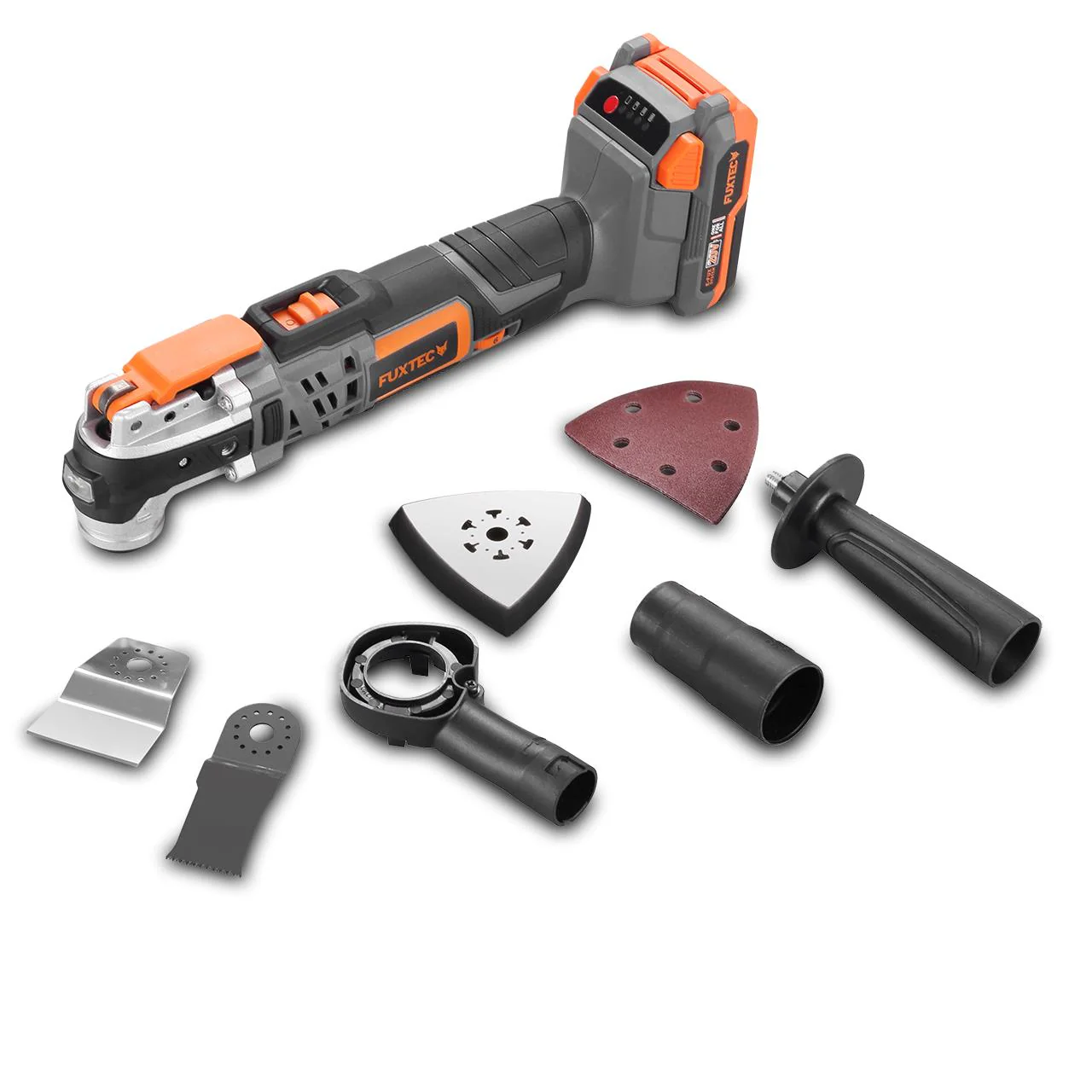 Outil multifonction batterie 20V FUXTEC FX-E1MT20 - set batterie 2Ah et chargeur 1A - Image 2