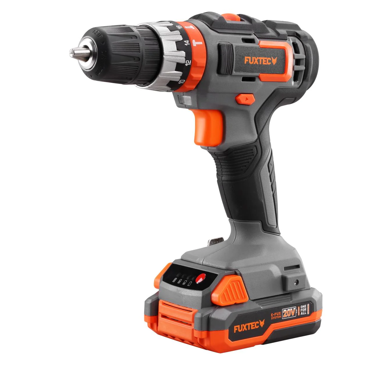 Perceuse-visseuse à percussion sans fil 20V FUXTEC FX-E1SBS20 - Set avec 2 batteries 2Ah et chargeur 1A - Image 2