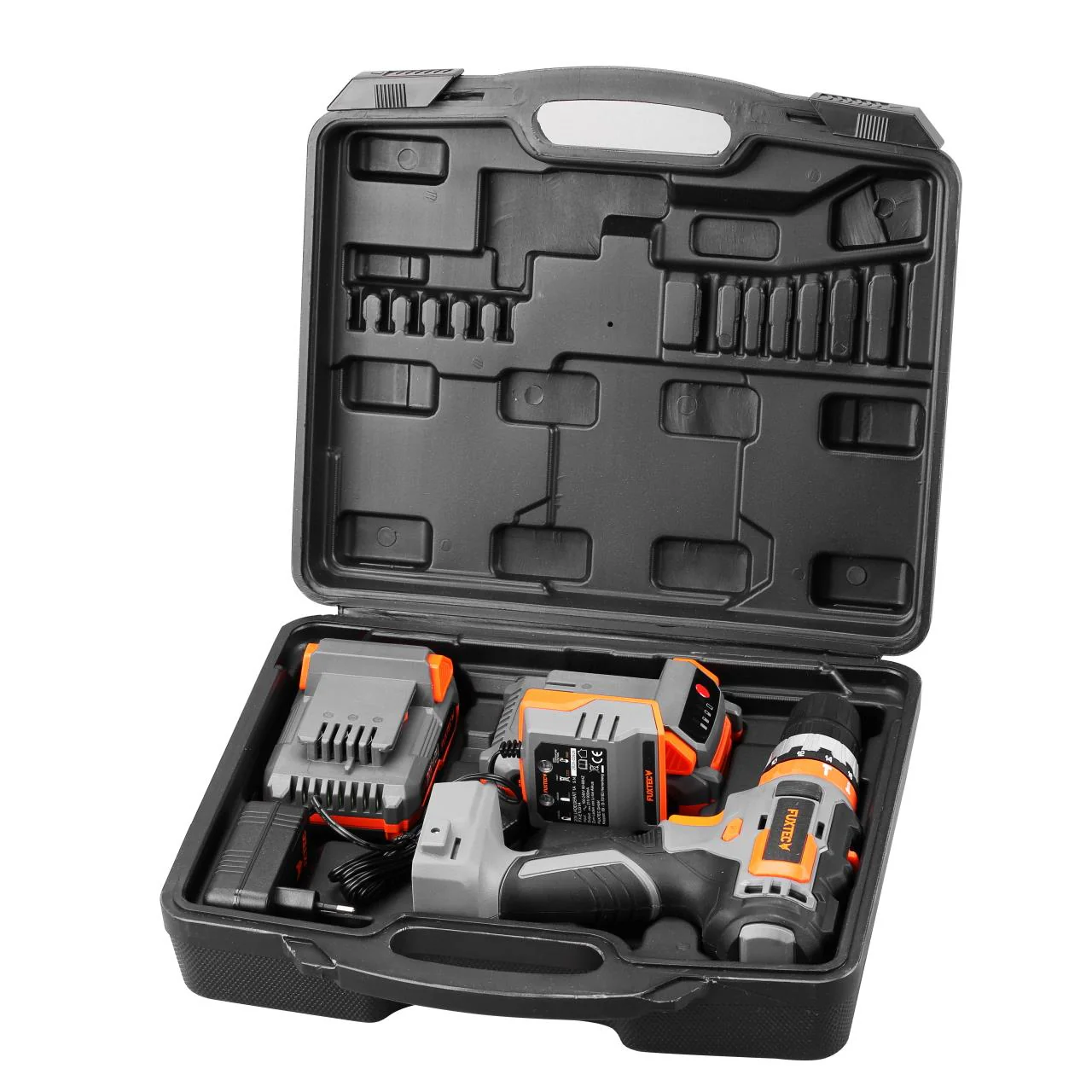 Perceuse-visseuse à percussion sans fil 20V FUXTEC FX-E1SBS20 - Set avec 2 batteries 2Ah et chargeur 1A - Image 9