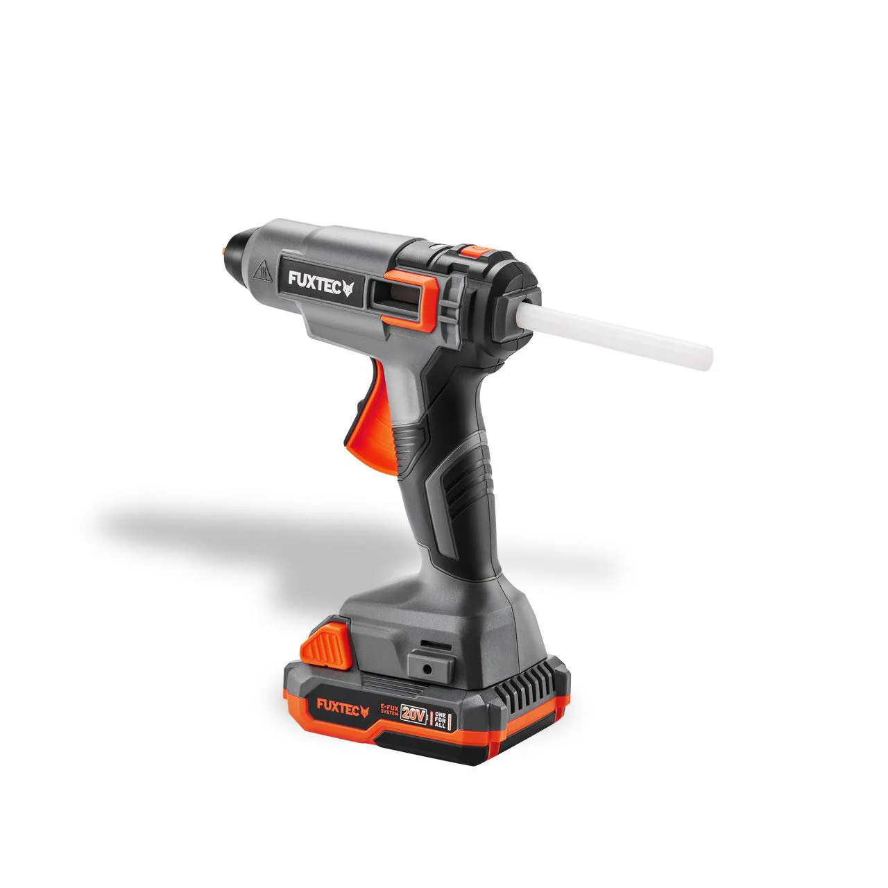 Pistolet à colle chaude à batterie FUXTEC 20V FX-E1GG20 SET - avec 1x batterie 2Ah, 1x chargeur 2,4A - Image 2