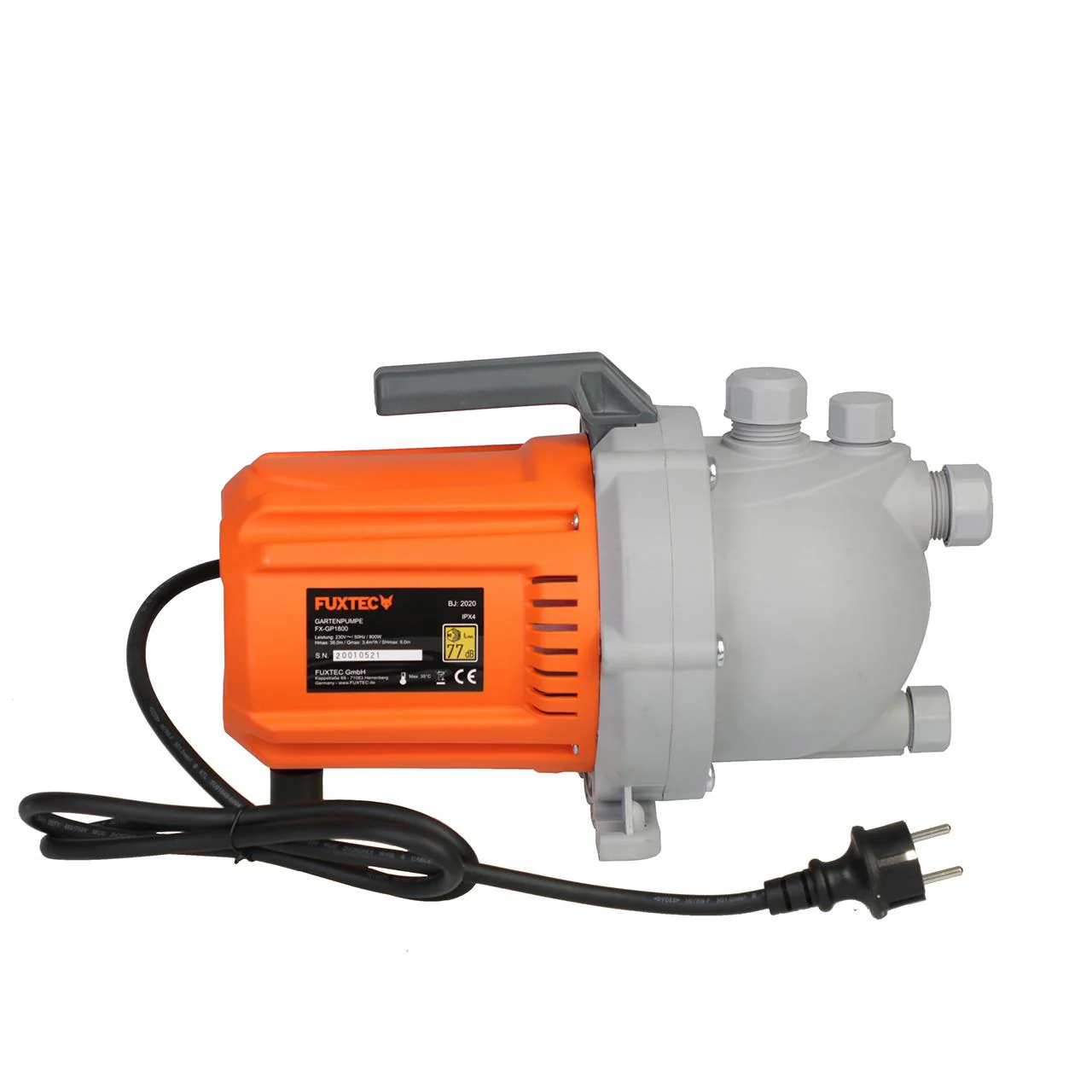 Pompe de surface électrique FUXTEC FX-GP1800 - Image 5
