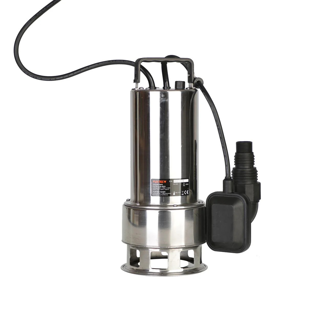 Pompe immergée en INOX 1100W FUXTEC FX-TP11100 - 15000 litres par heure - Image 3