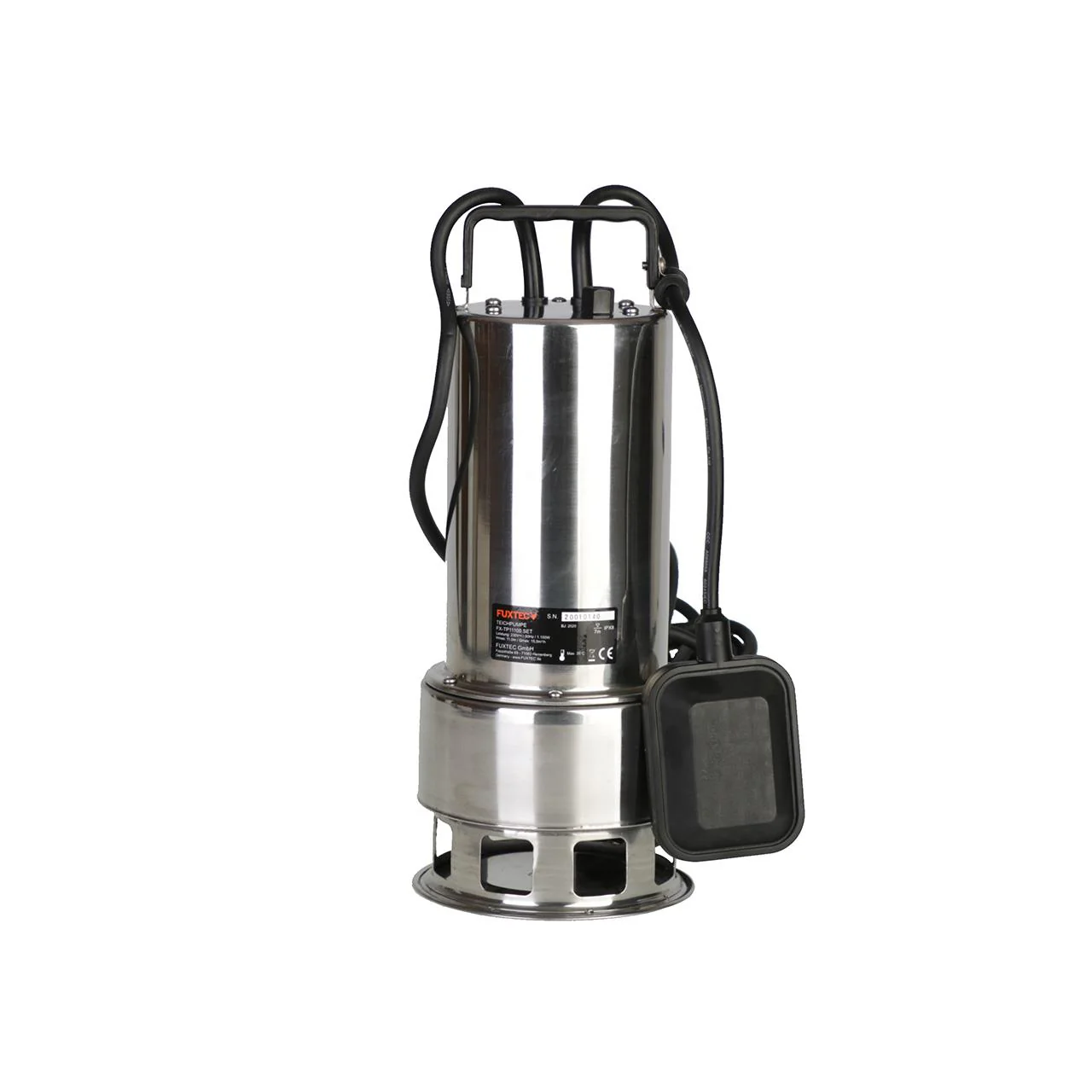 Pompe immergée en INOX 1100W FUXTEC FX-TP11100 - 15000 litres par heure - Image 7