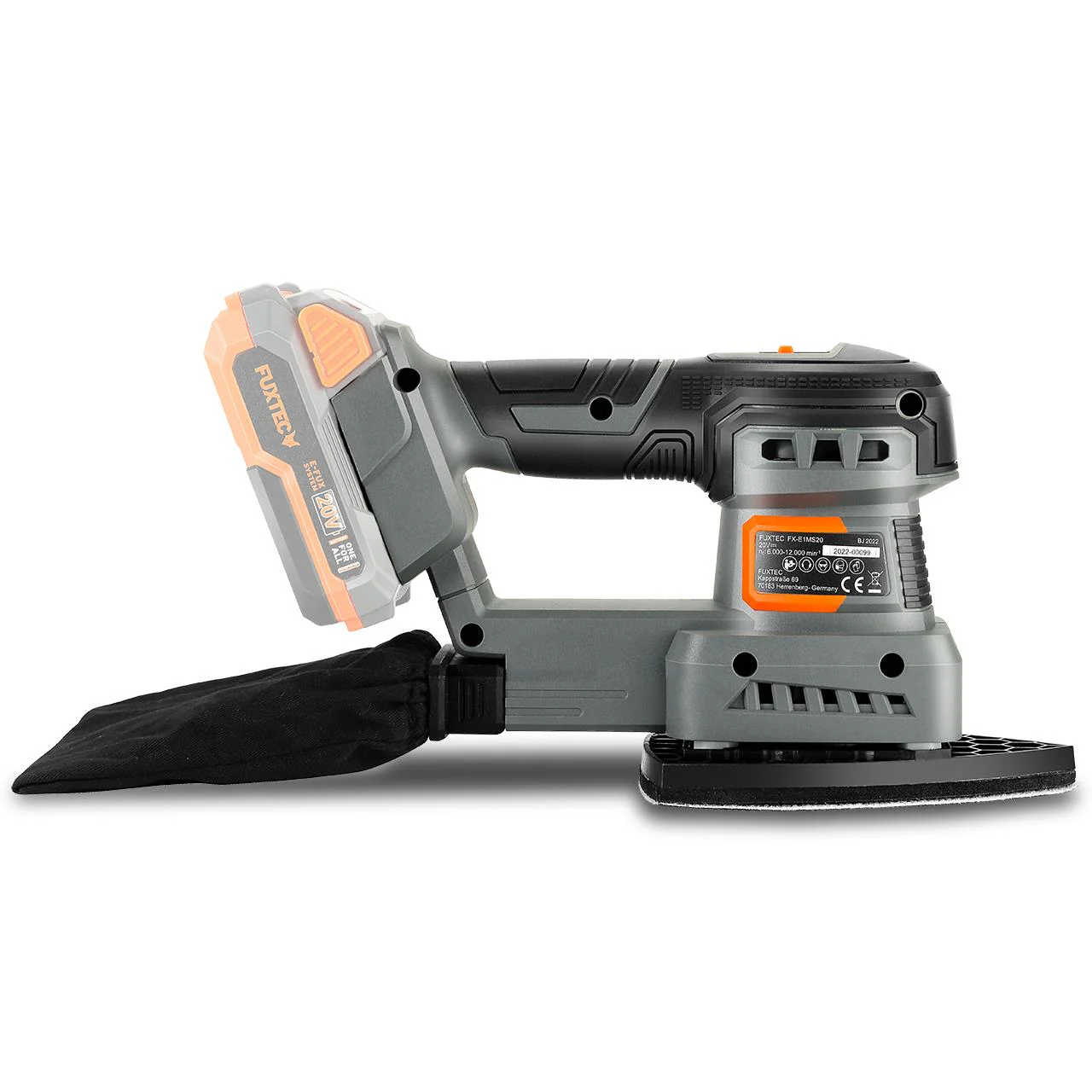 Ponceuse delta sans fil 20V FUXTEC FX-E1MS20 sans batterie, sans chargeur - Image 4