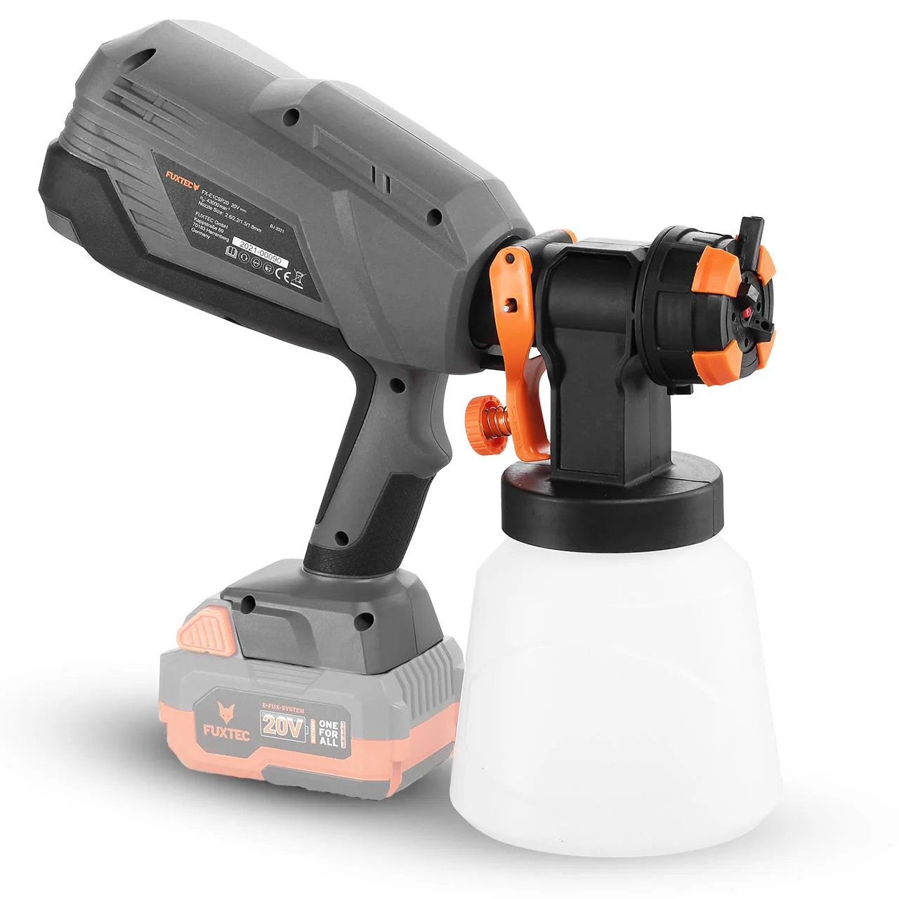 Pulvérisateur de peinture batterie 20V FUXTEC FX-E1CSP20 - sans batterie ni chargeur - Image 4