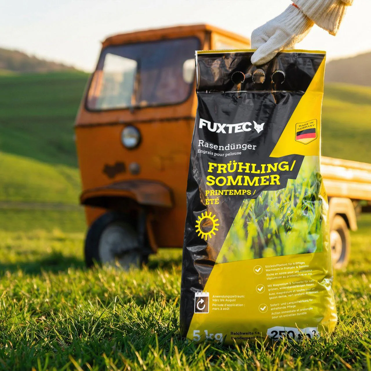FUXTEC Engrais gazon printemps/été 20 kg FX-RDFS20 - Image 4