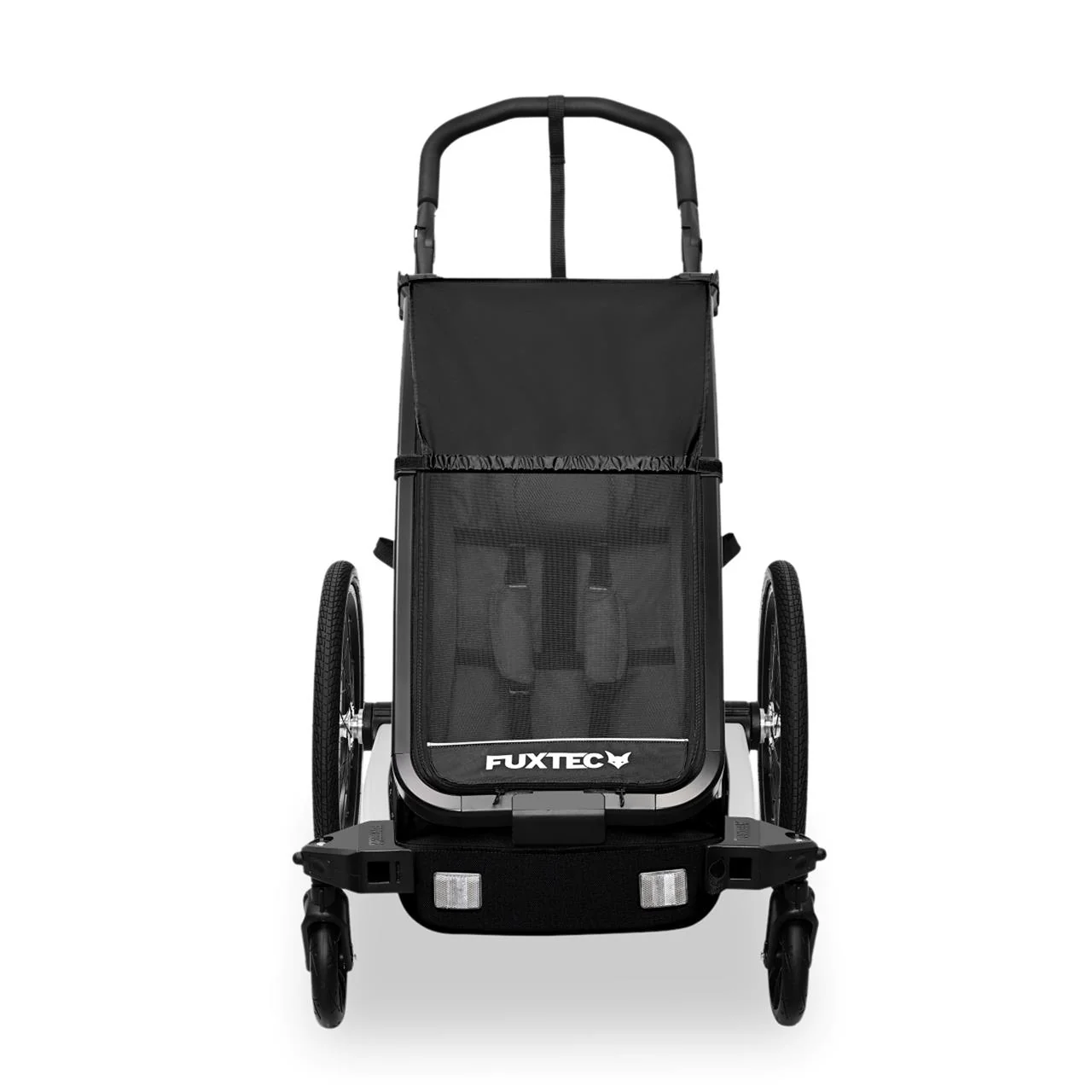 FUXTEC Remorque pour vélo FX-FA1S noir avec roue jogger - Image 12