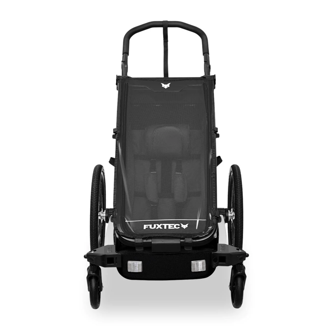 FUXTEC Remorque pour vélo FX-FA1S noir avec roue jogger - Image 6