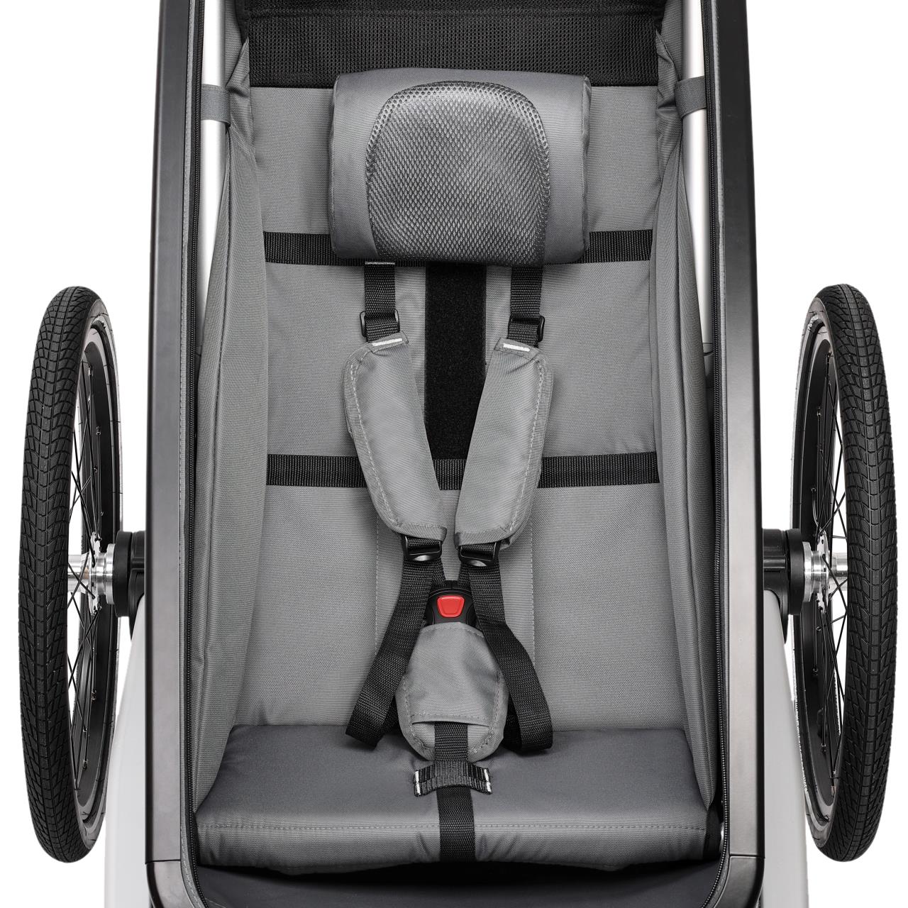 FUXTEC Remorque pour vélo FX-FA1S noir avec roue jogger - Image 7