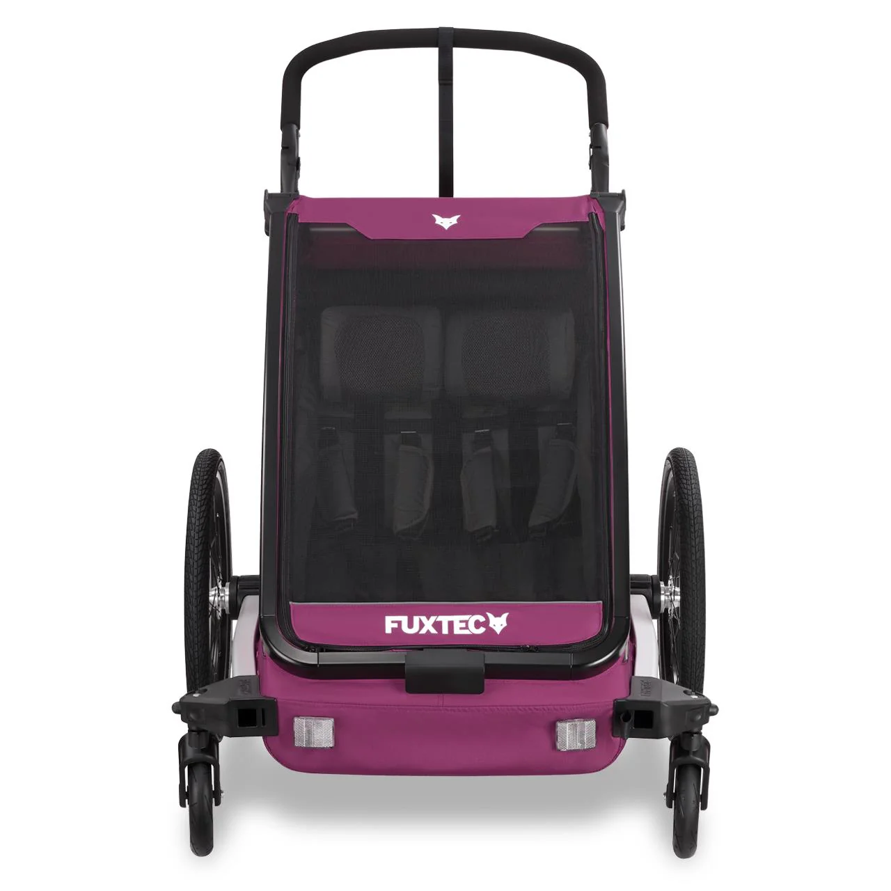 Remorque à vélo Sport Cruiser pourpre avec roue avant Jogger incluse - Image 6