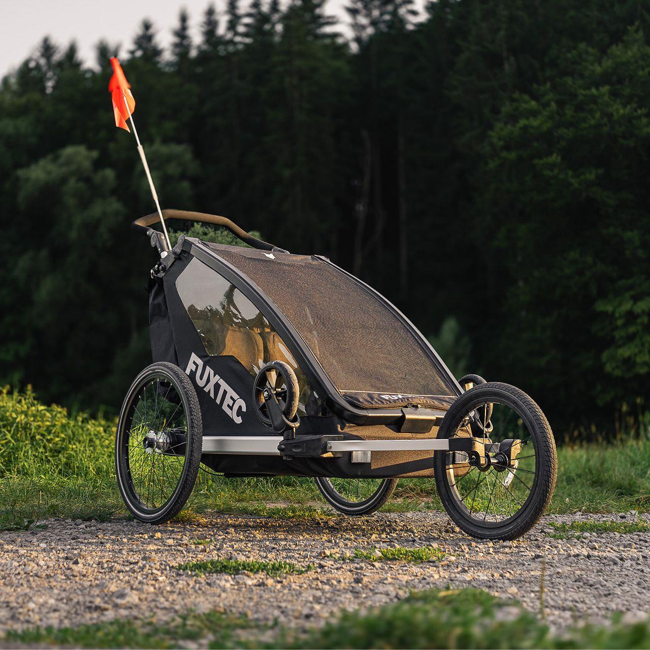 Remorque à vélo Sport Cruiser pourpre avec roue avant Jogger incluse - Image 9