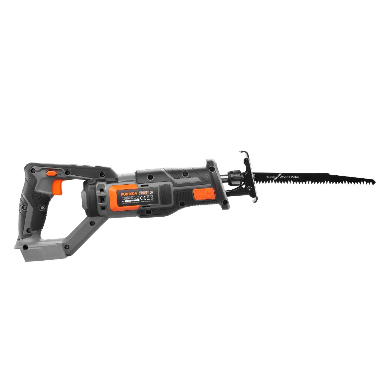 Scie sabre sans fil 20V FUXTEC FX-E1SS20 - set avec batterie 2Ah et chargeur 2,4A - Image 2