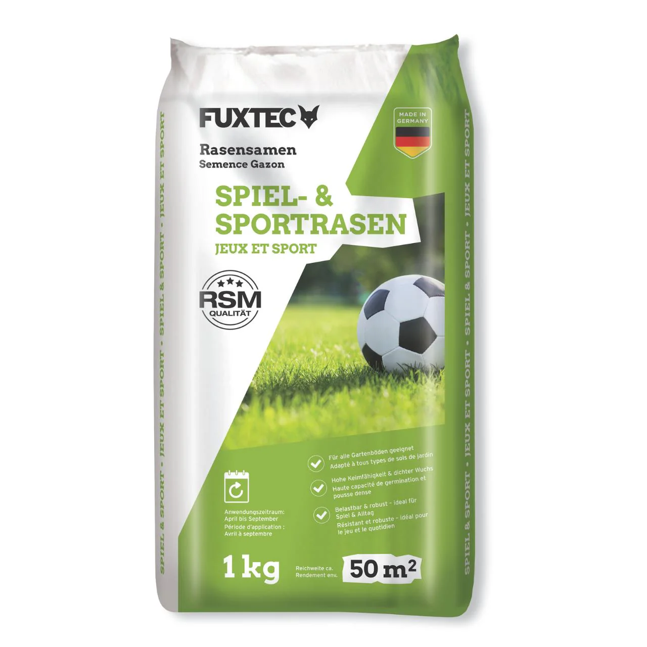 FUXTEC Semences de gazon sport et jeux FX-RSSP1 – 1 kg