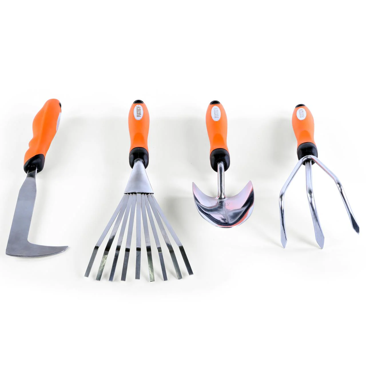 Set de 4 outils de jardin à main premium - grattoir joint, griffe 3 dents, râteau et pelle à main - Image 12