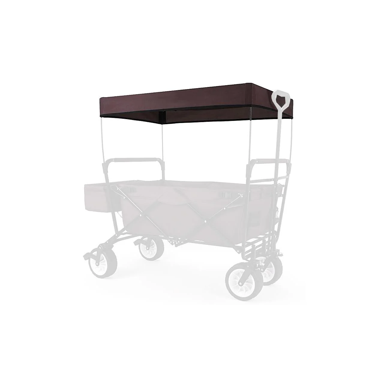Toit de protection solaire chariot marron Wild et City Cruiser