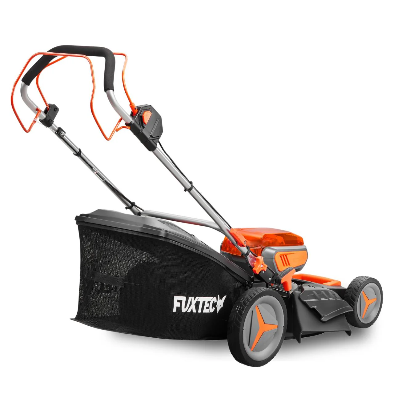 Tondeuse à gazon à batterie 40V FUXTEC FX-E2RM46 - Set avec 2 batteries 4Ah et double chargeur 2,4A - Image 4